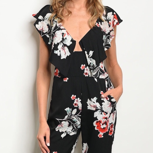 Floral Jumpsuit @LAST ONE - Picture 2 of 5